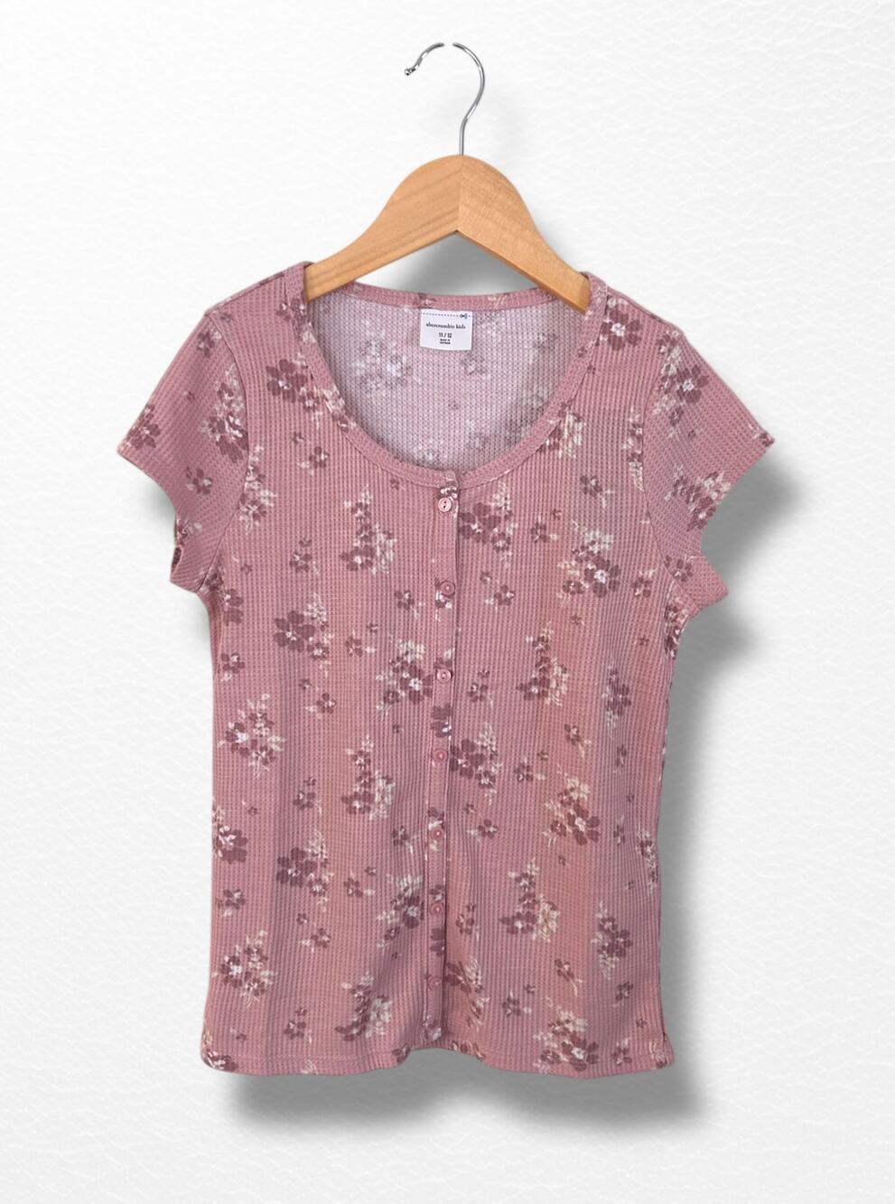 NWT Abercrombie Kids Waffle Knit Top, Size 11/12